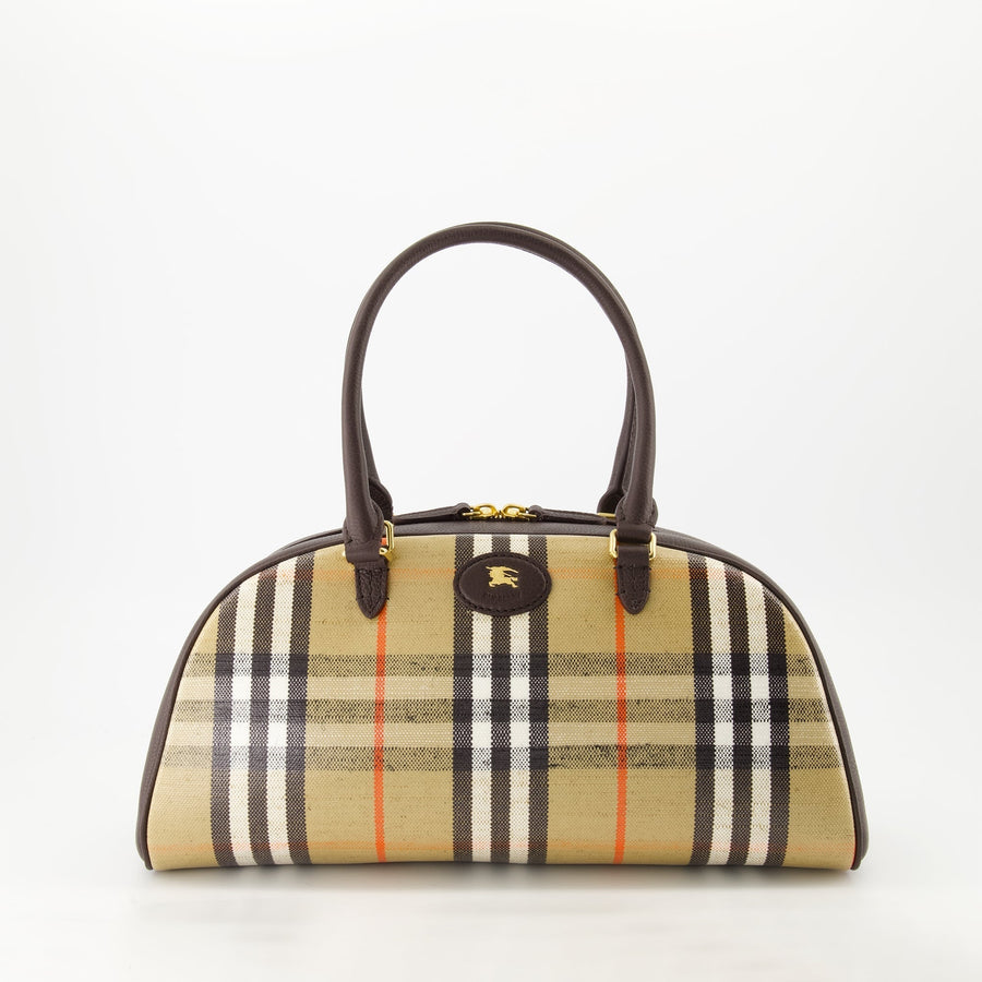 Burberry Check Mini Bowling Bag