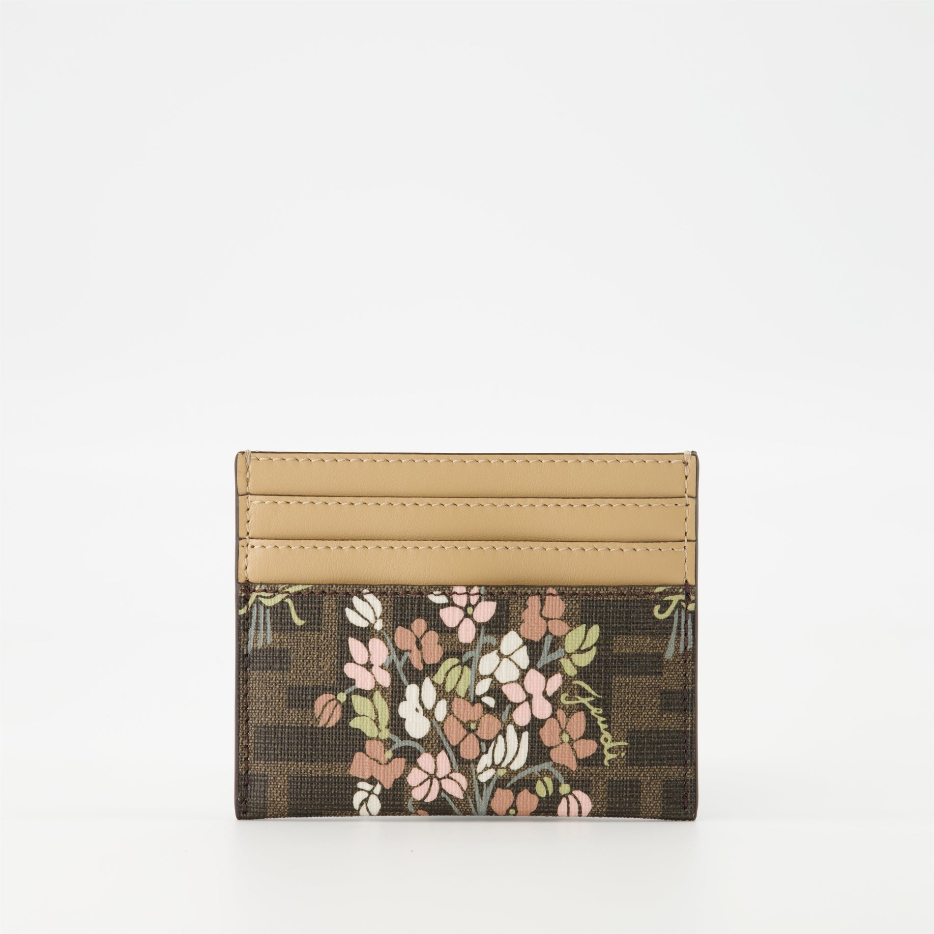 Fendi Floral Card Holder