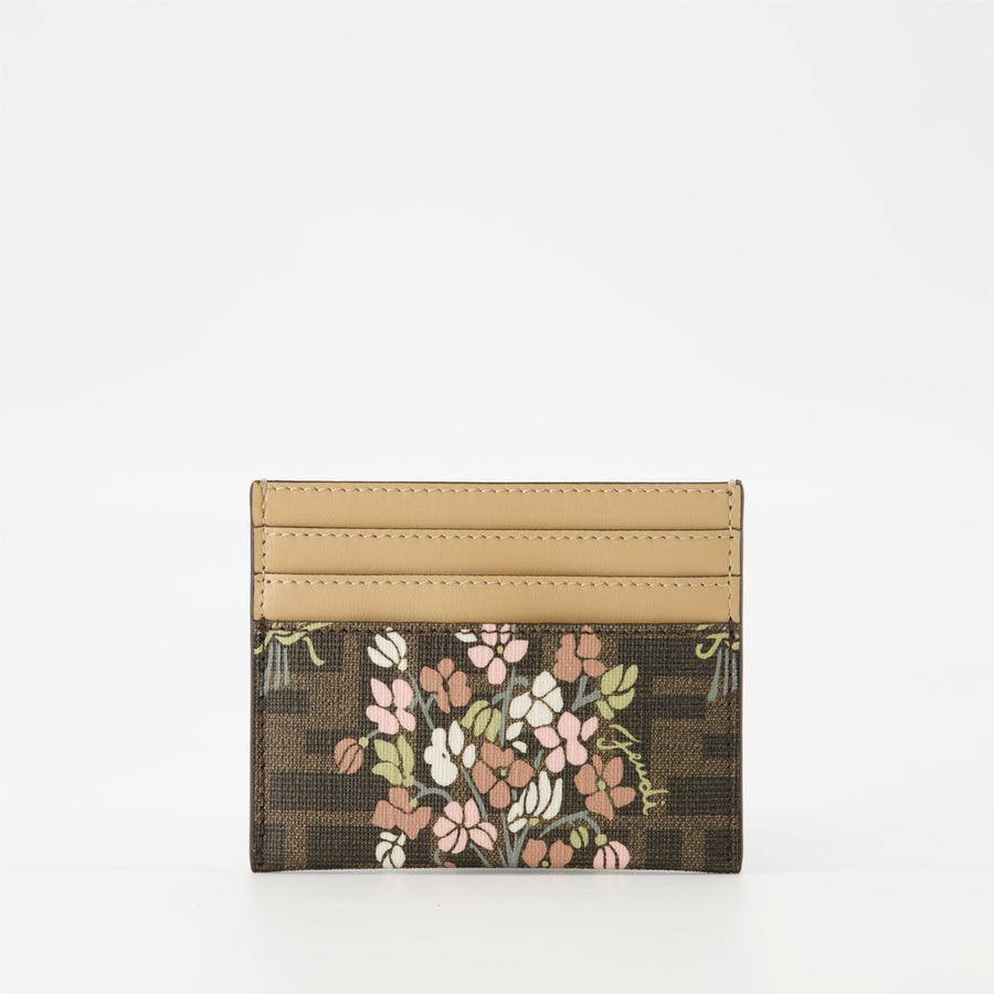 Fendi Floral Card Holder