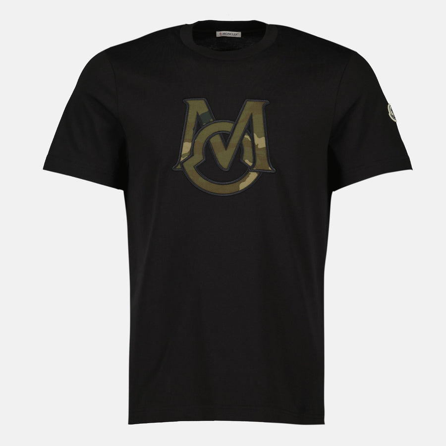 Moncler Black Monogram T-Shirt