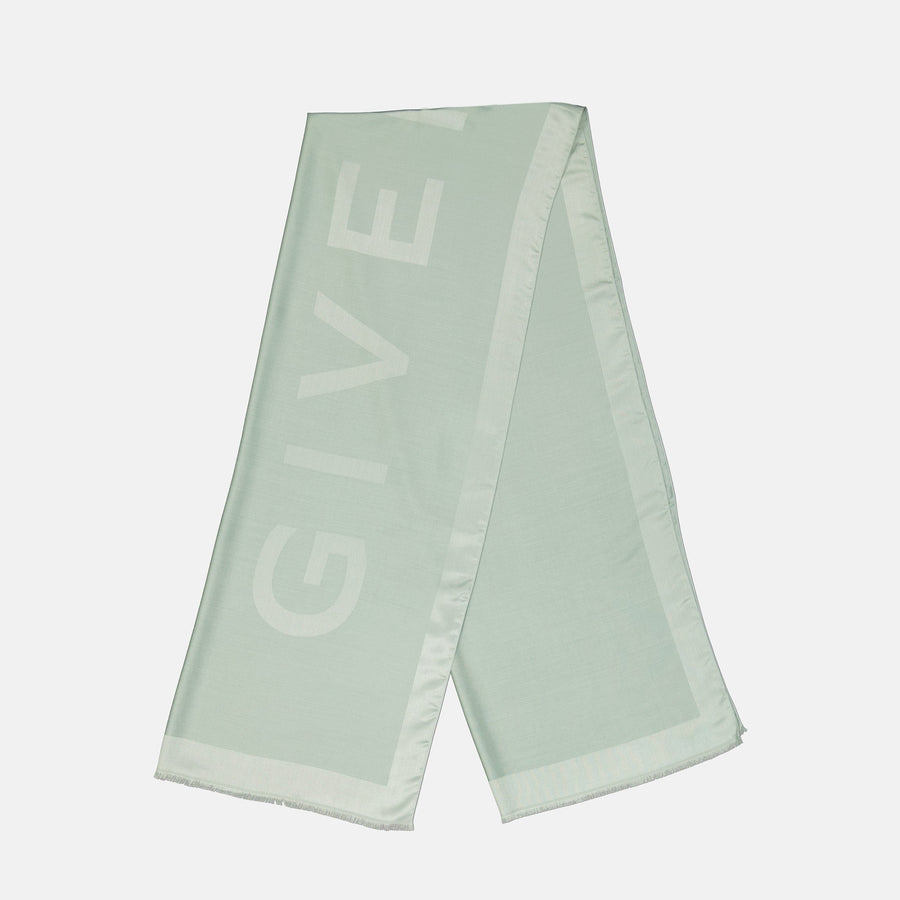 Givenchy Logo Scarf – Mint Green