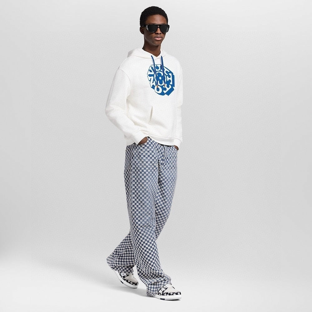 Louis Vuitton Damier Checkerboard Jacquard Denim Jeans - image 8