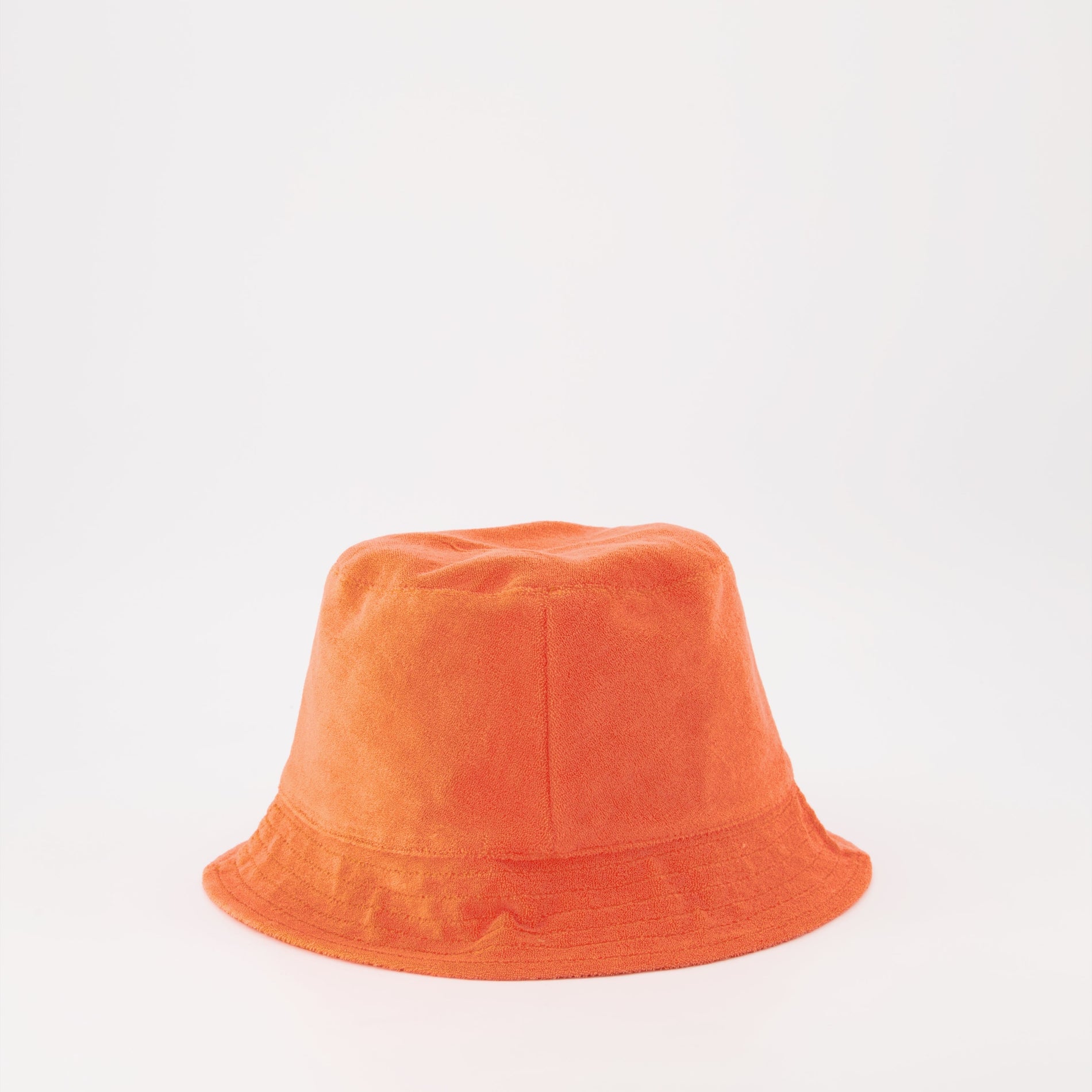 Moncler Terry Cloth Bucket Hat with Logo – Orange - image 2