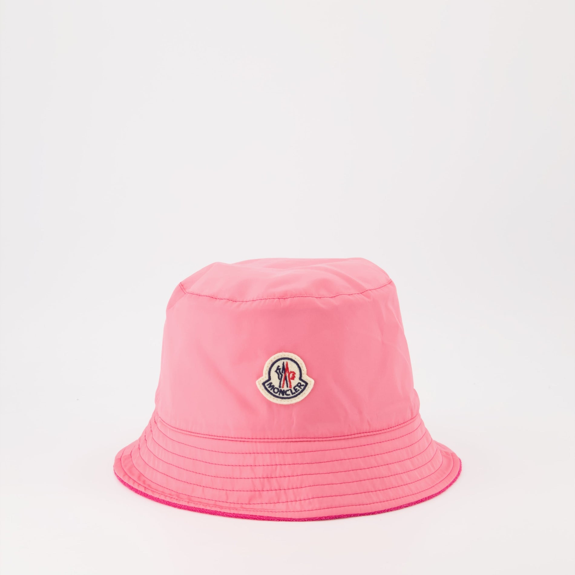 Moncler Terry Cloth Bucket Hat with Logo – Pink - image 2