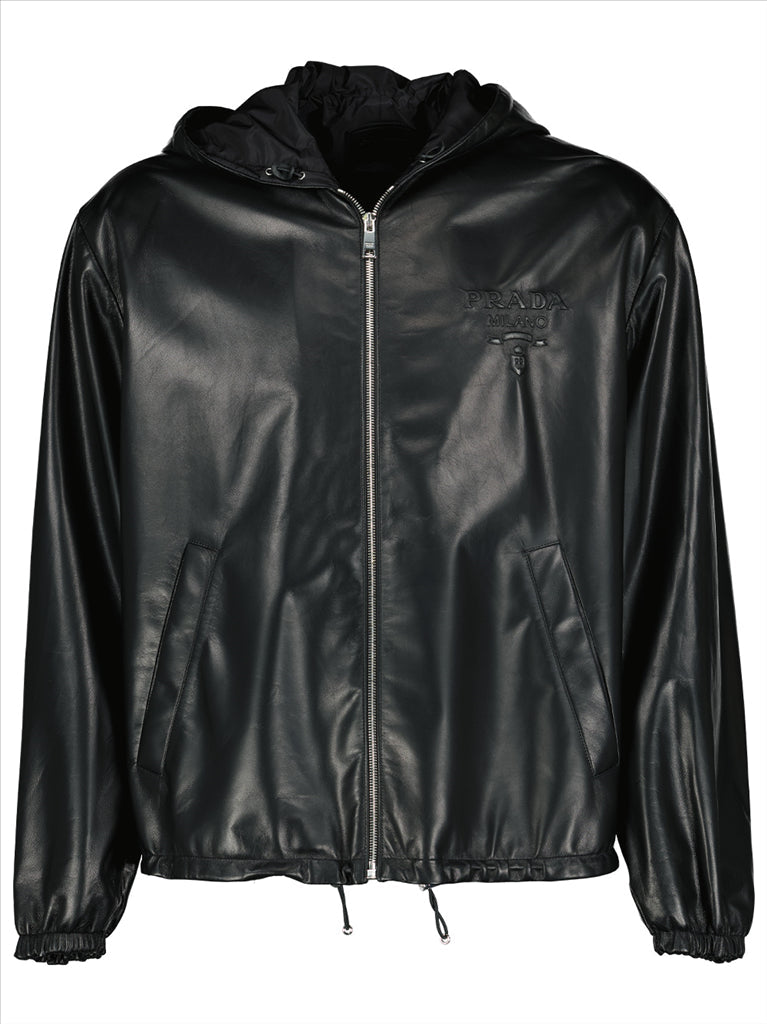 Prada Leather Bomber