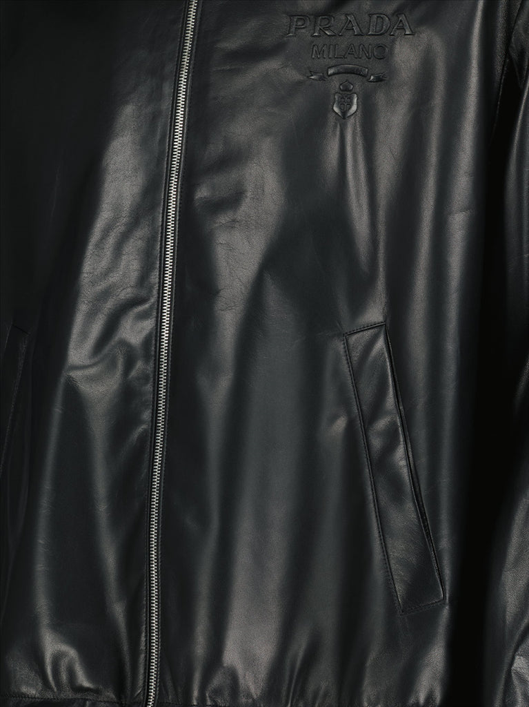 Prada Leather Bomber - image 5