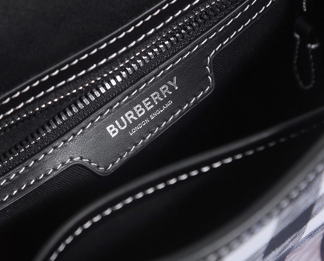 Burberry Check Crossbody Messenger Bag - image 5