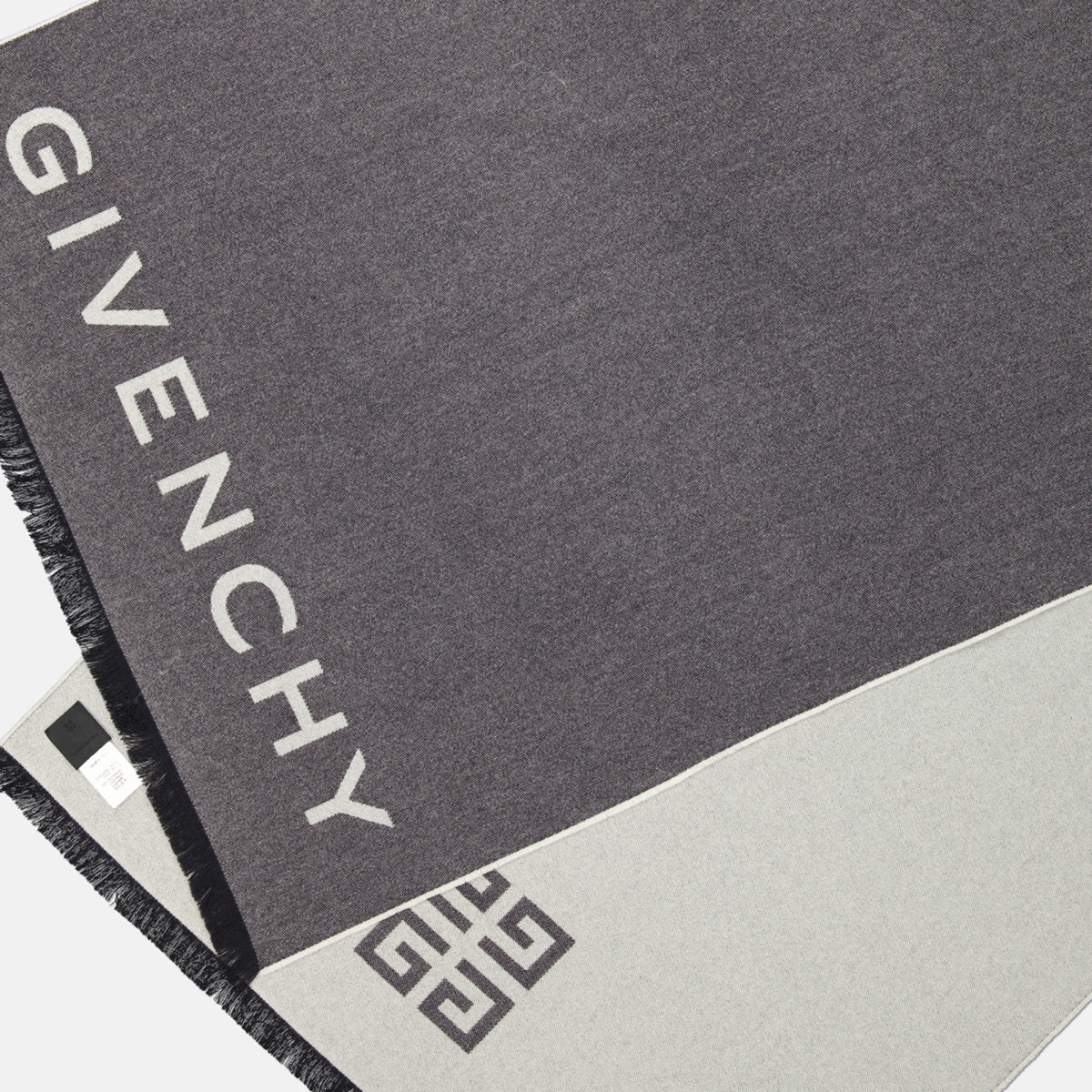 Givenchy Logo Scarf – Grey - image 4