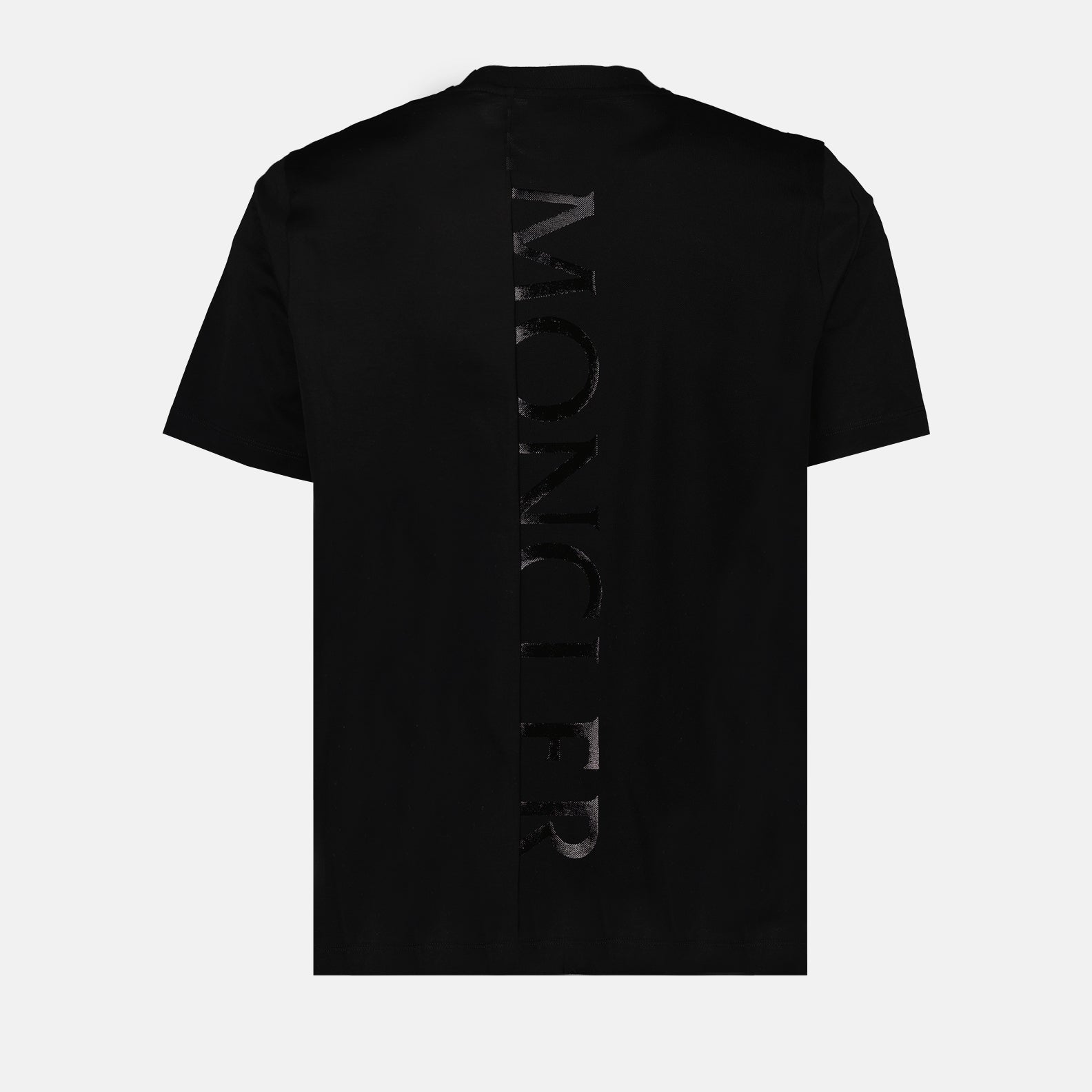 Moncler Black Vertical Logo T-Shirt - image 4