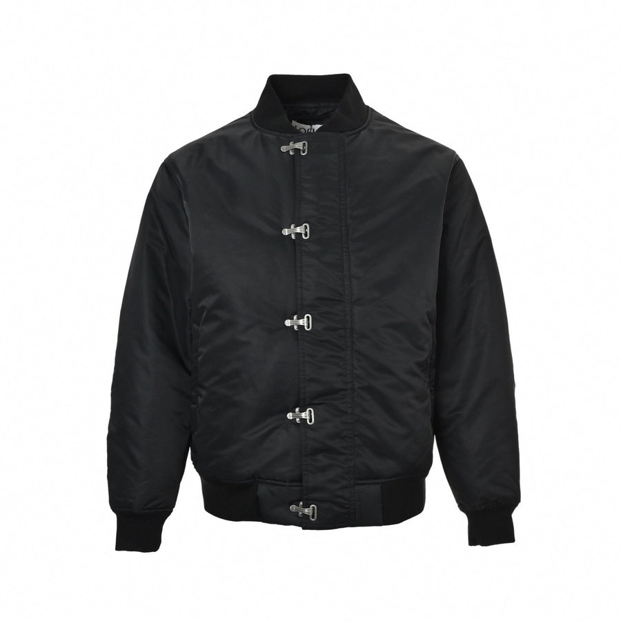 Philipp Plein Black Nylon Bomber Jacket
