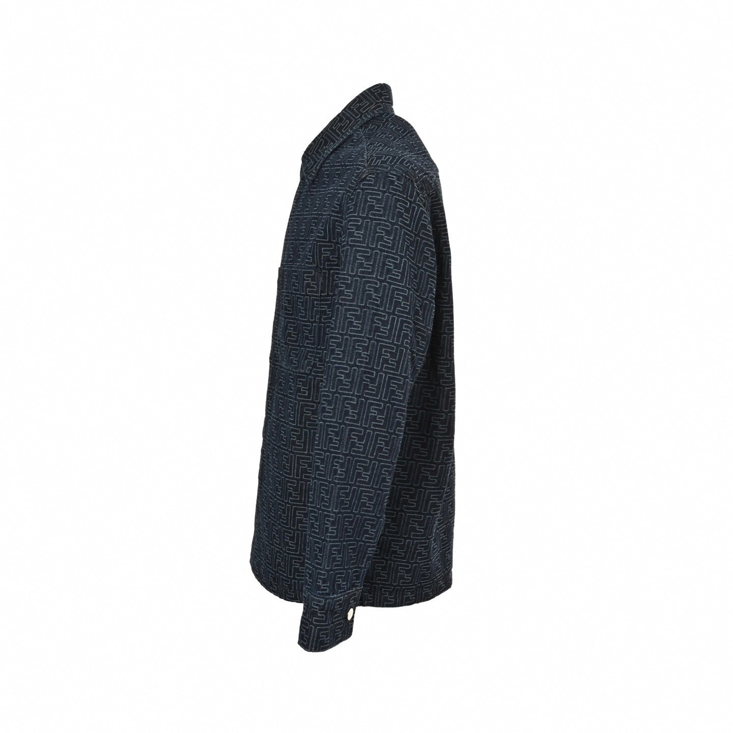 Fendi FF Denim Shirt - image 3