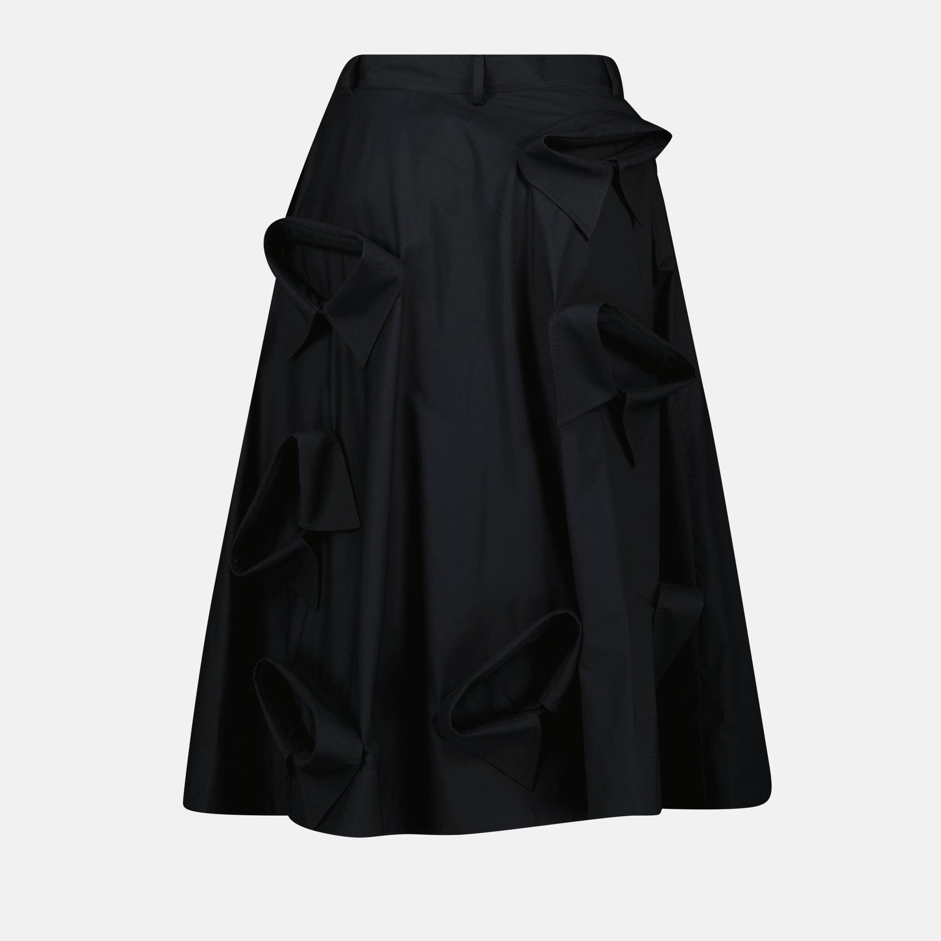 Moschino Black Collar Skirt - image 2