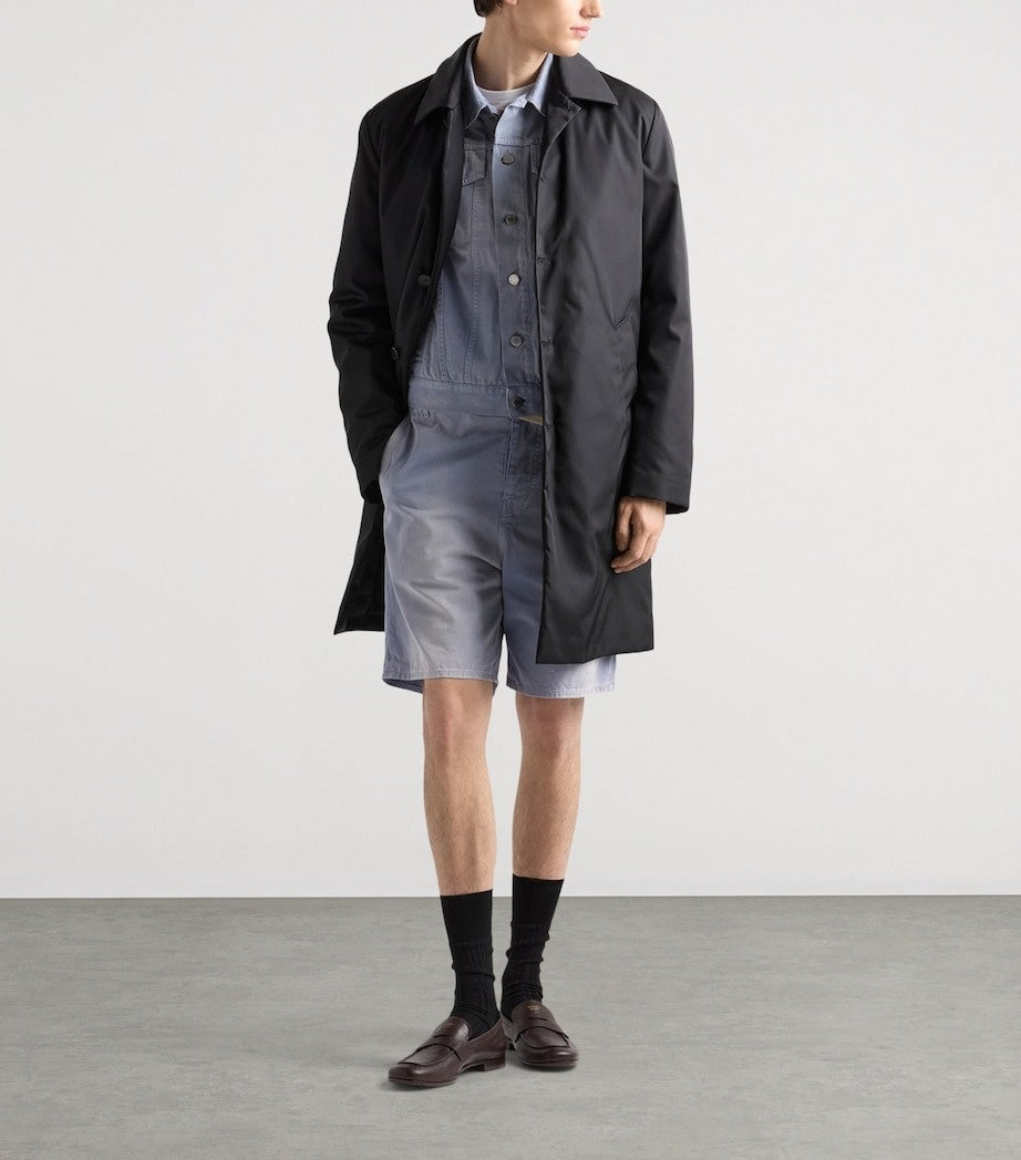 Prada Light Wash Cotton Gabardine Denim Jacket - image 6