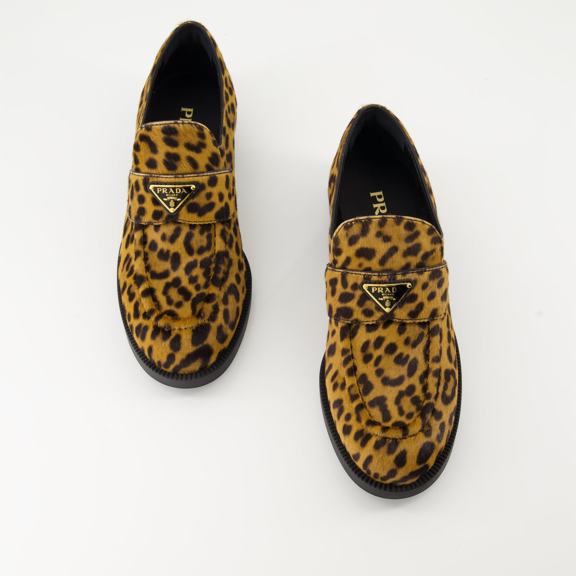 Prada Leopard Haircalf Loafers - image 6