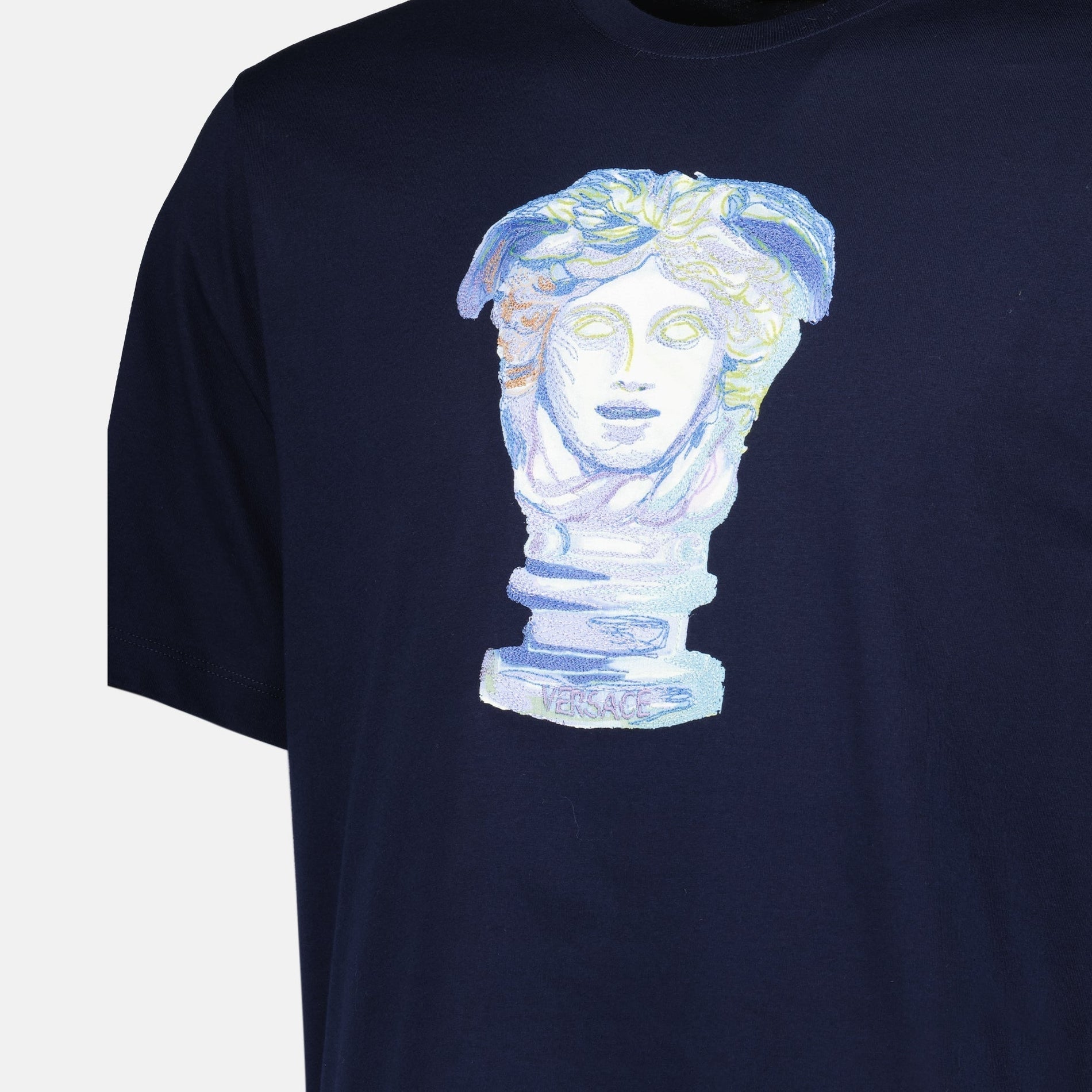 Versace Medusa Gallery Navy Blue T-Shirt - image 5