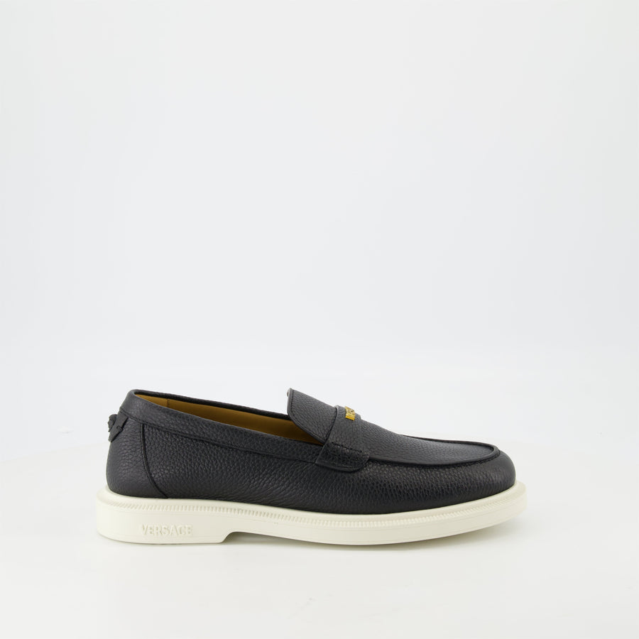 Versace Leather Loafers