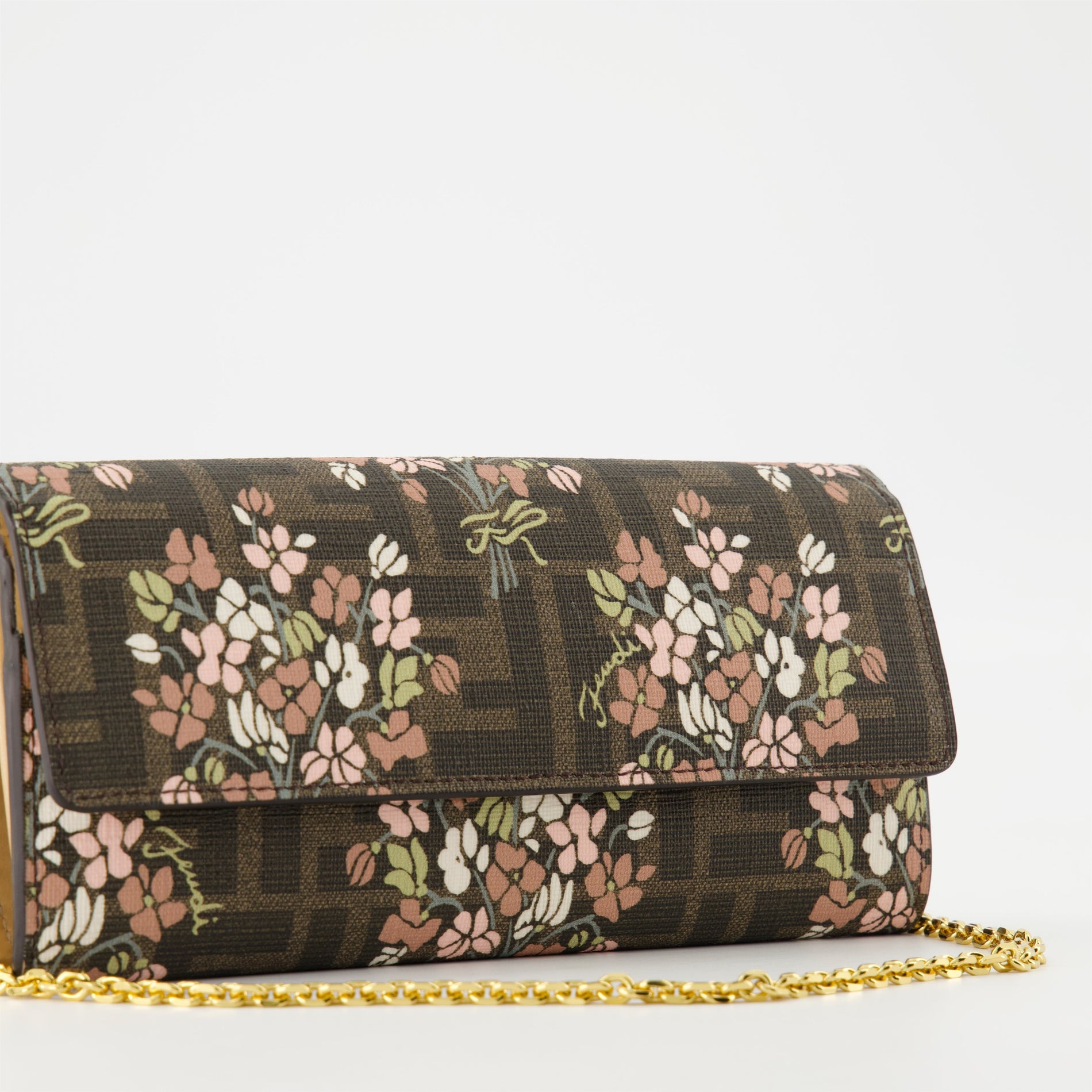 Fendi Floral Chain Wallet - image 3