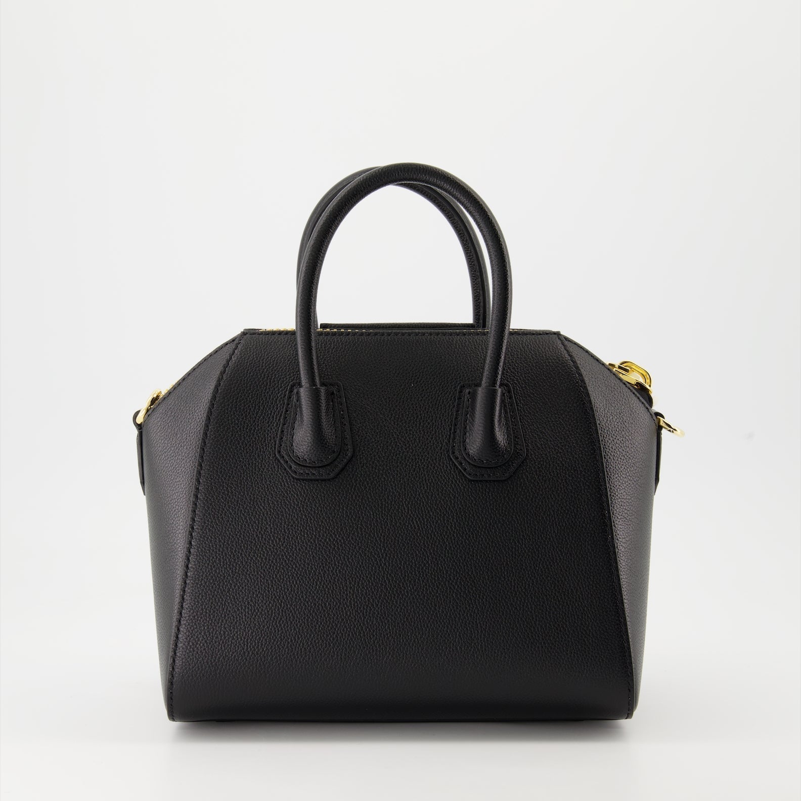 Givenchy Black Leather Antigona Top Handle Bag - image 2