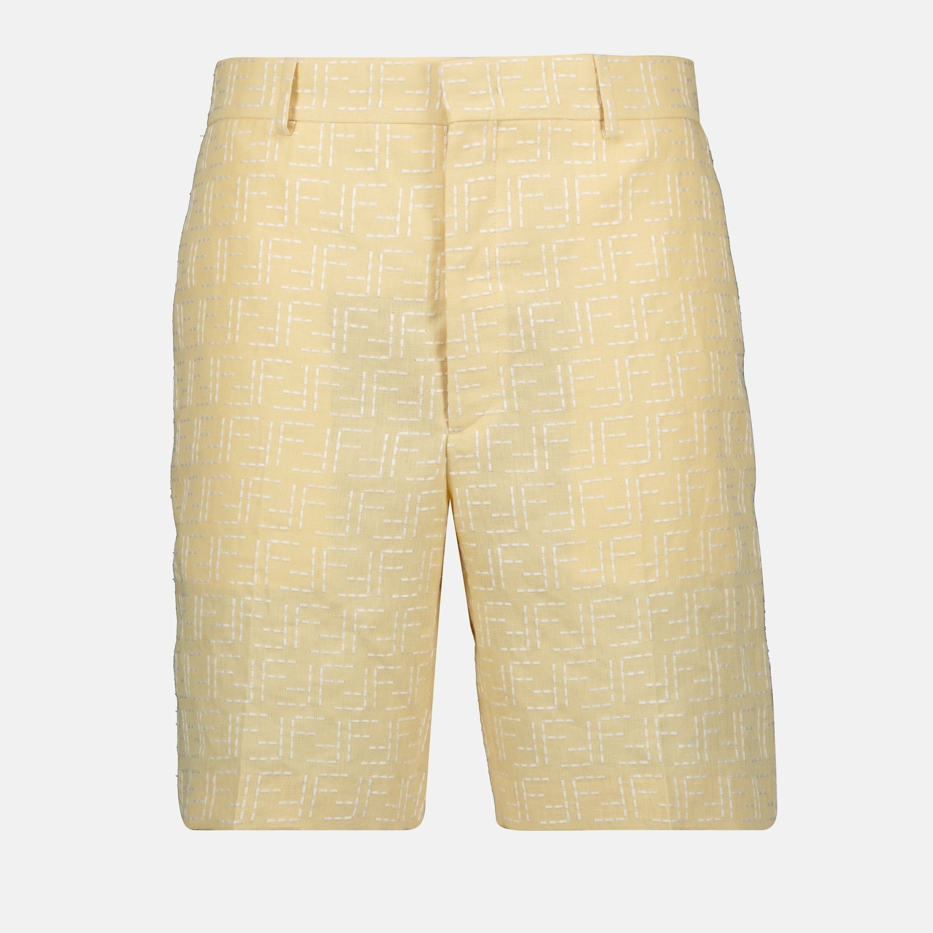 Fendi Linen Shorts