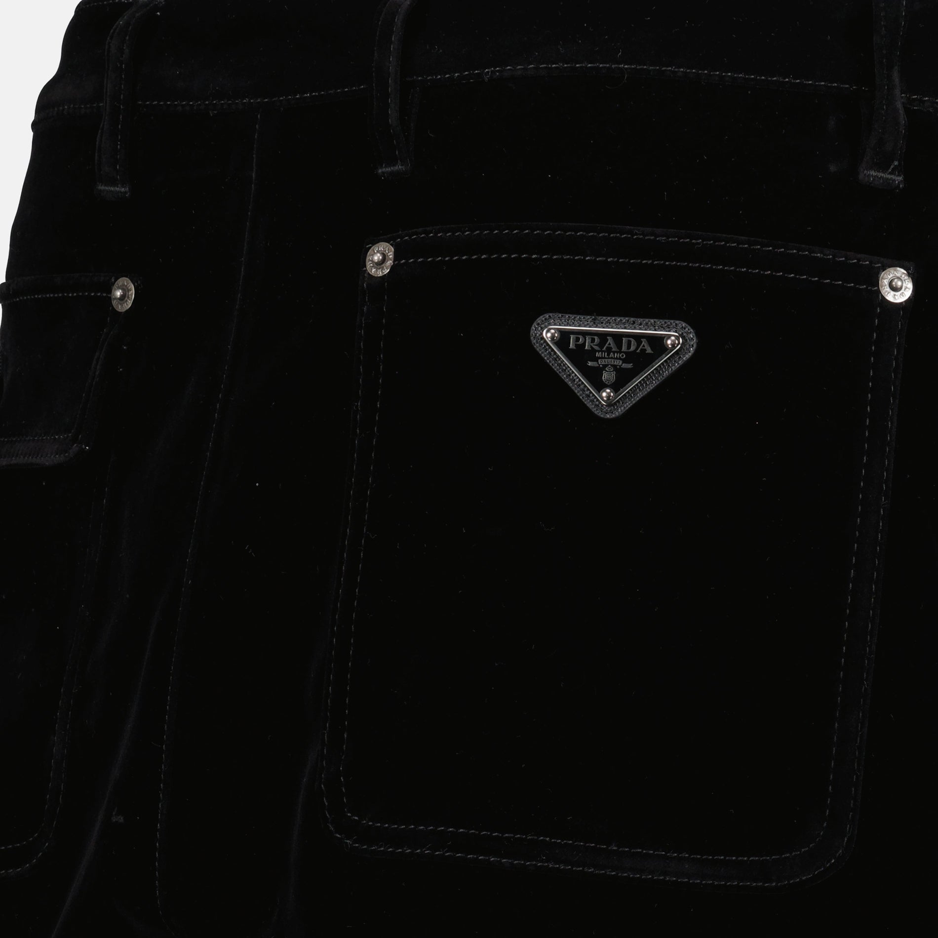 Prada Velvet Denim Jeans - image 5