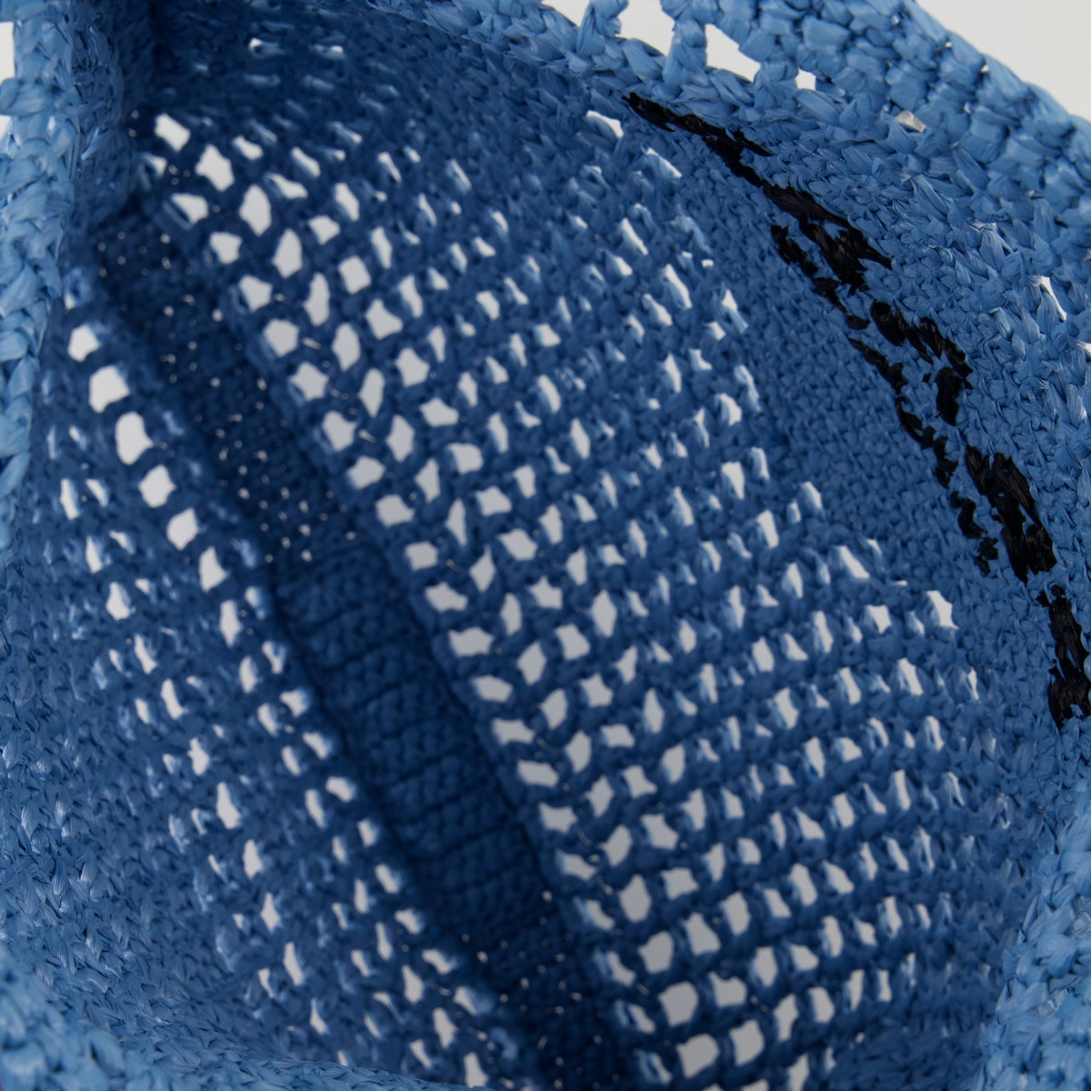 Prada Crochet Tote Bag (Blue) - image 4