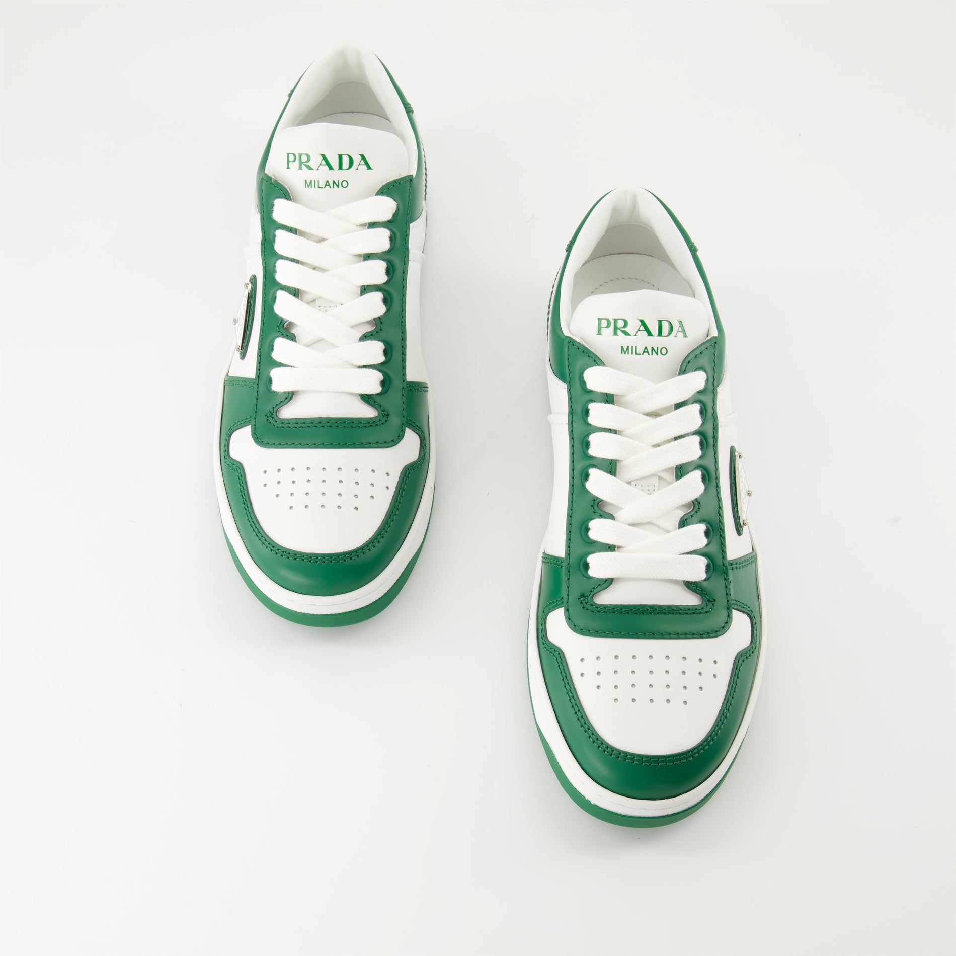 Prada Panel Low-Top Sneakers-Green - image 6
