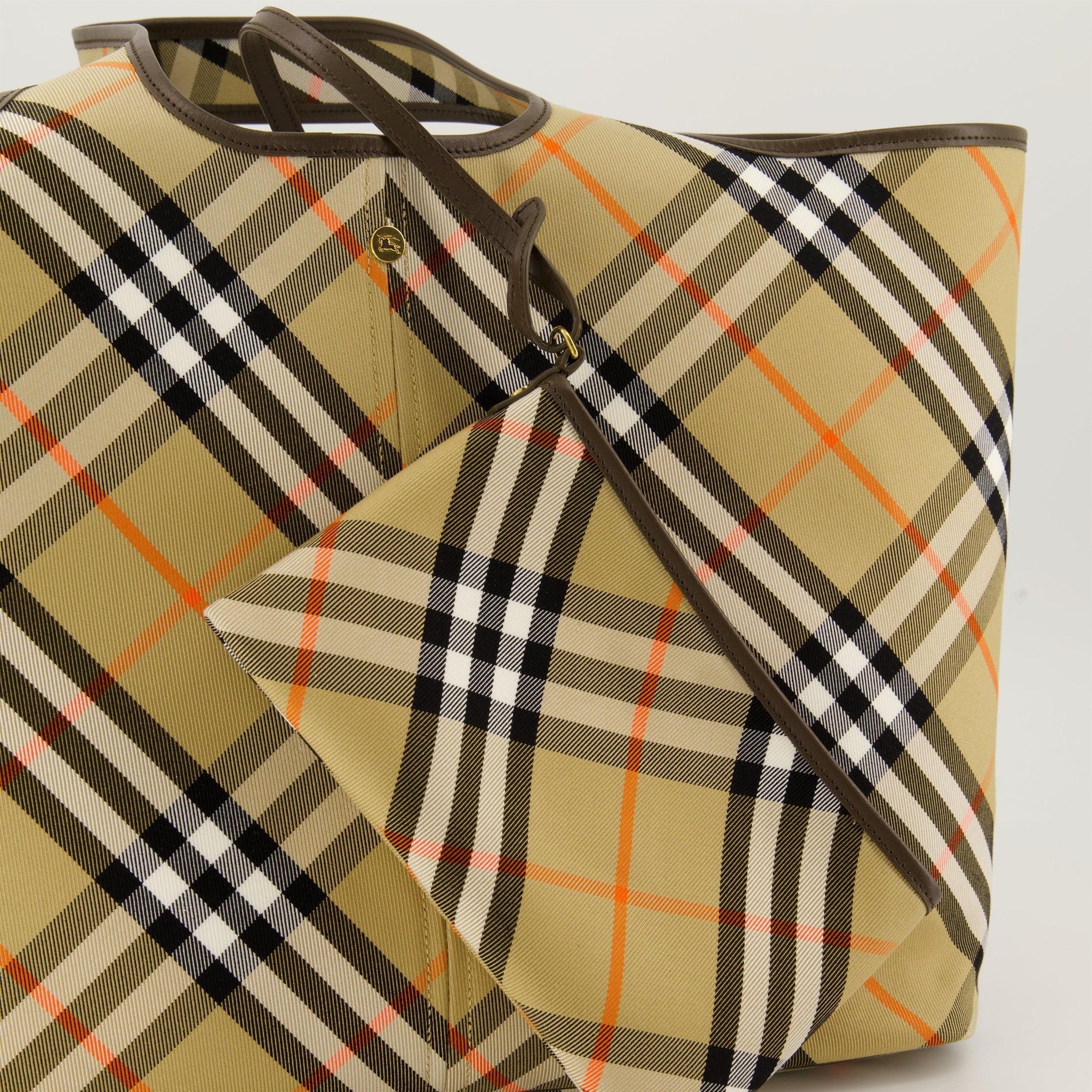 Burberry Check Canvas Tote Bag - image 3