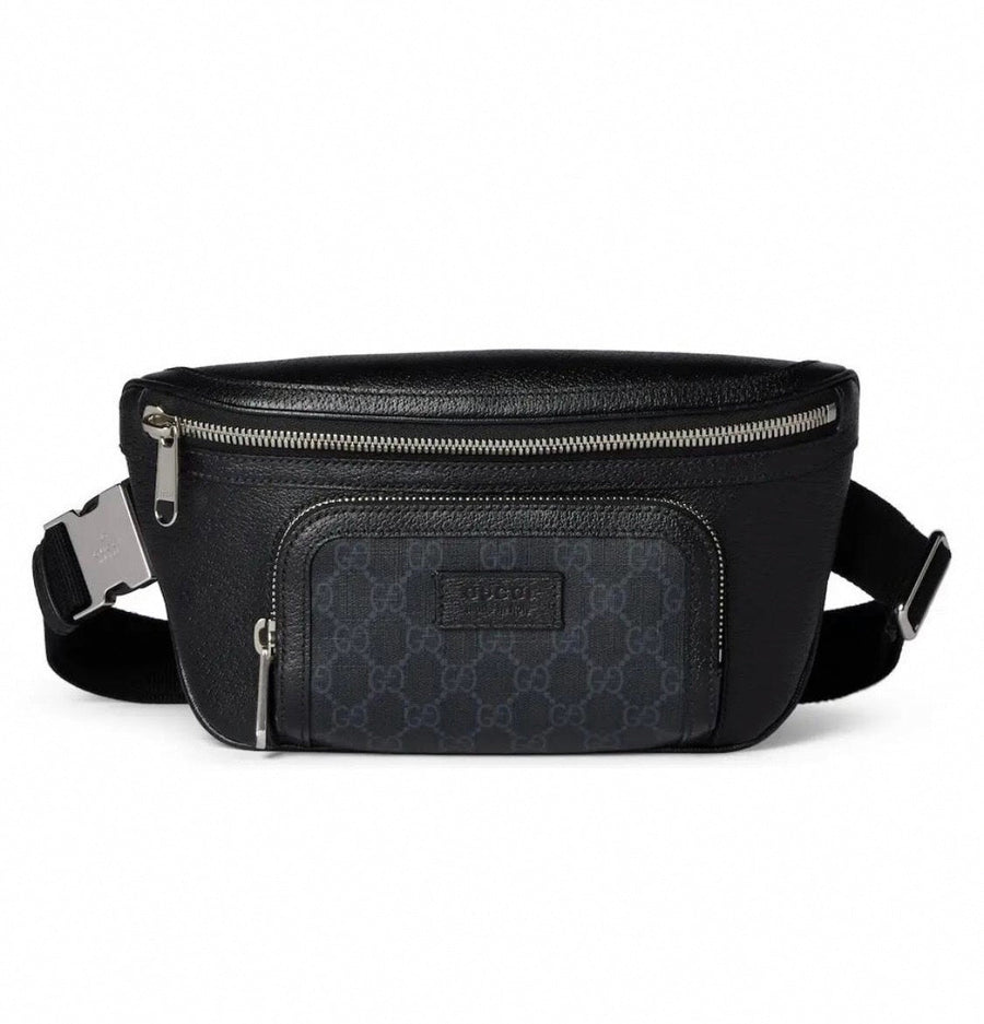 Gucci Black Leather Belt Bag