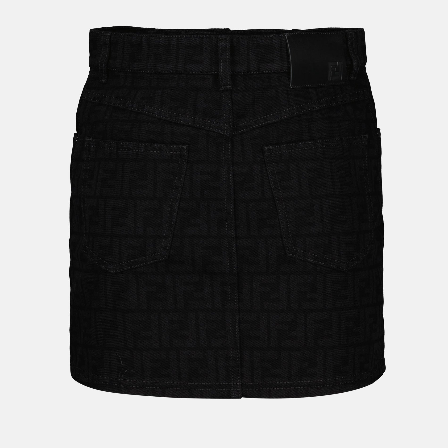 Fendi FF Denim Skirt - image 4