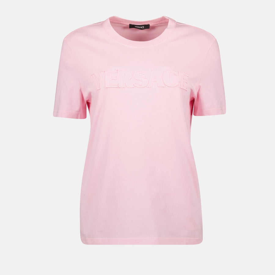 Versace Embroidered Logo T-Shirt
