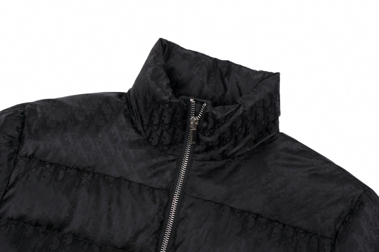 Dior Oblique Quilted Down Jacket – Black - image 4