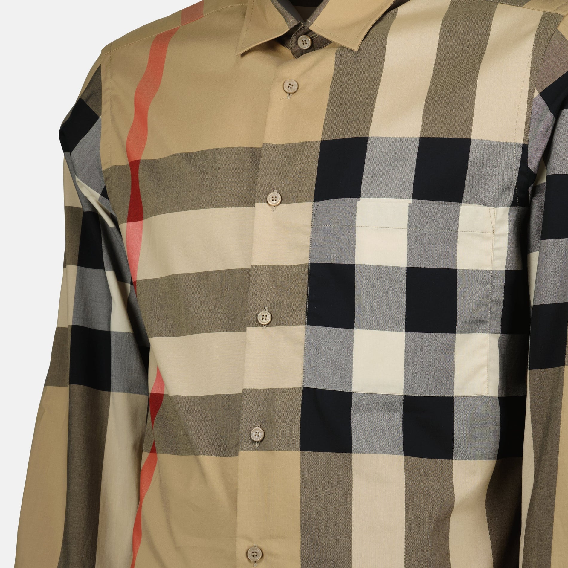 Burberry Check Plaid Shirt - image 5