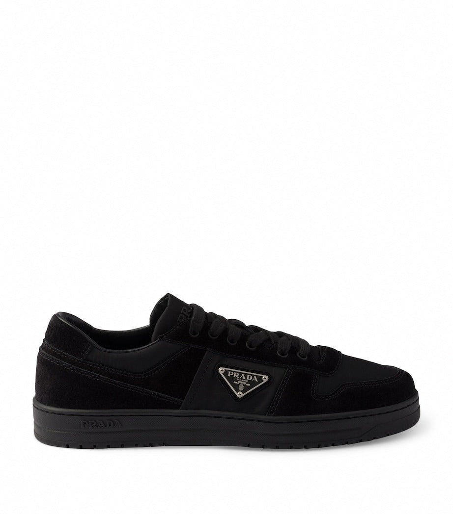 Suede & Re-Nylon Downtown Sneakers