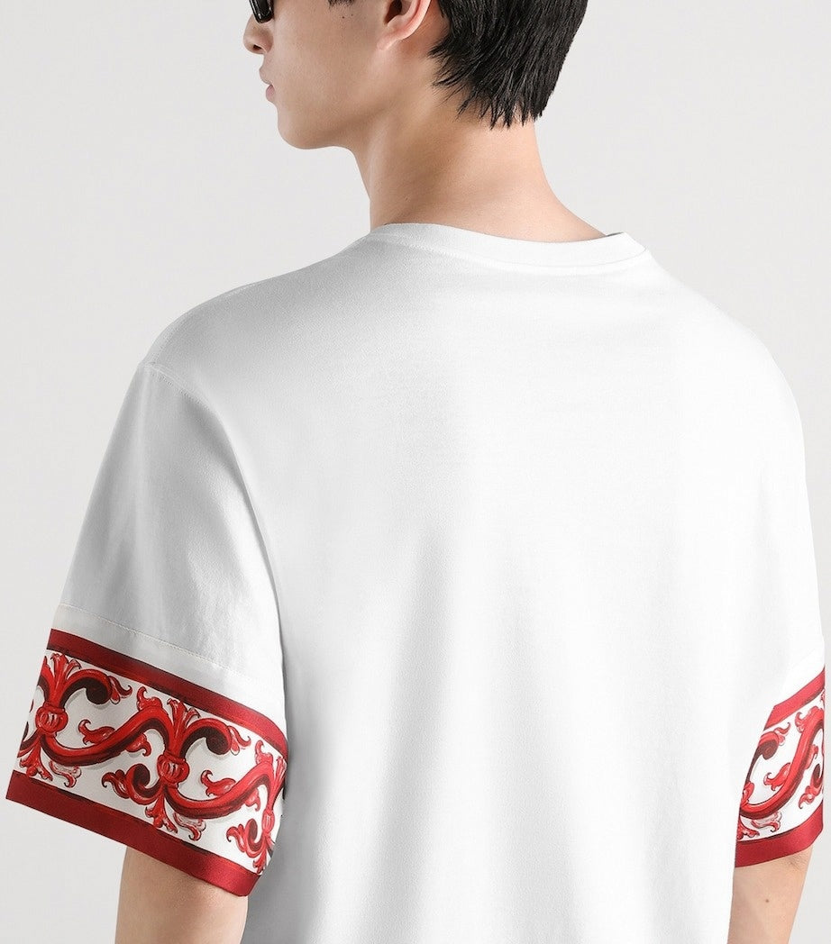 Dolce & Gabbana D&G Cotton Silk Majolica Print T-Shirt - image 3