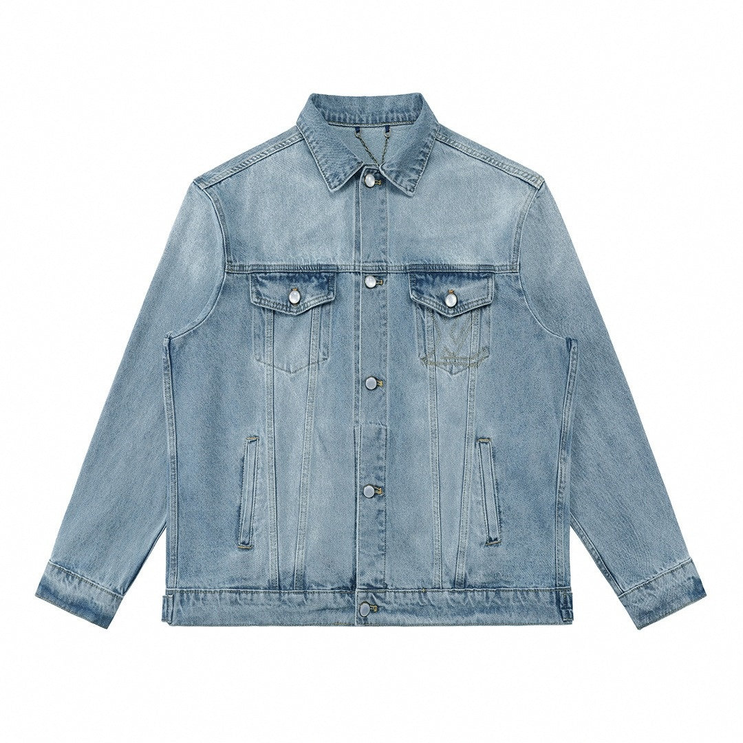 Louis Vuitton Light Blue Washed Denim Jacket