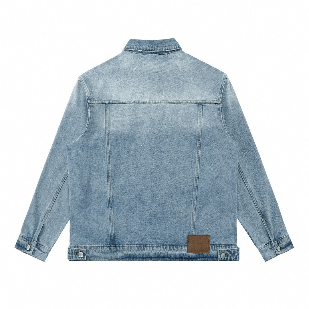 Louis Vuitton Light Blue Washed Denim Jacket - image 2