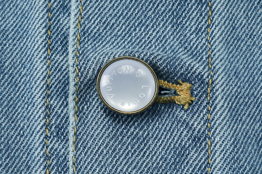 Louis Vuitton Light Blue Washed Denim Jacket - image 10