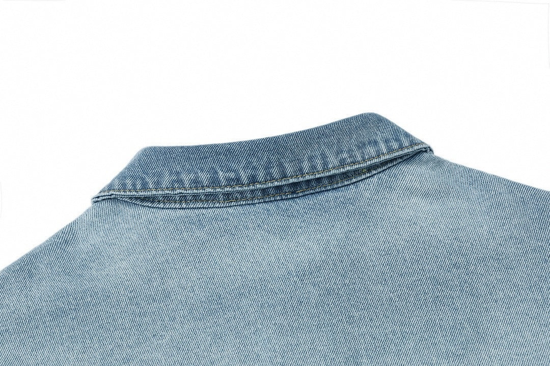 Louis Vuitton Light Blue Washed Denim Jacket - image 11