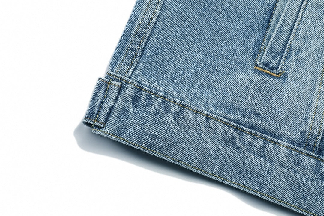 Louis Vuitton Light Blue Washed Denim Jacket - image 7
