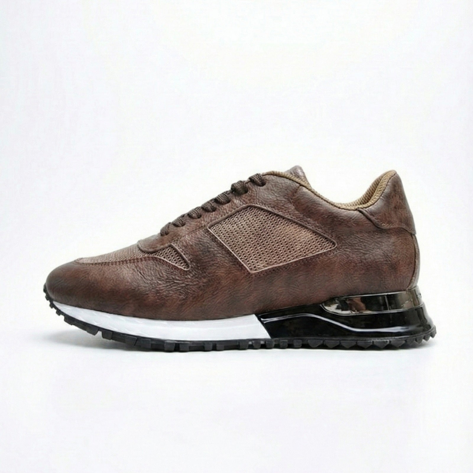 Louis Vuitton Brown Leather Run Away Sneaker - image 2