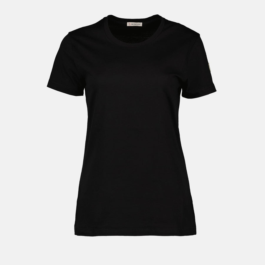 Moncler Classic Cotton T-Shirt – Black
