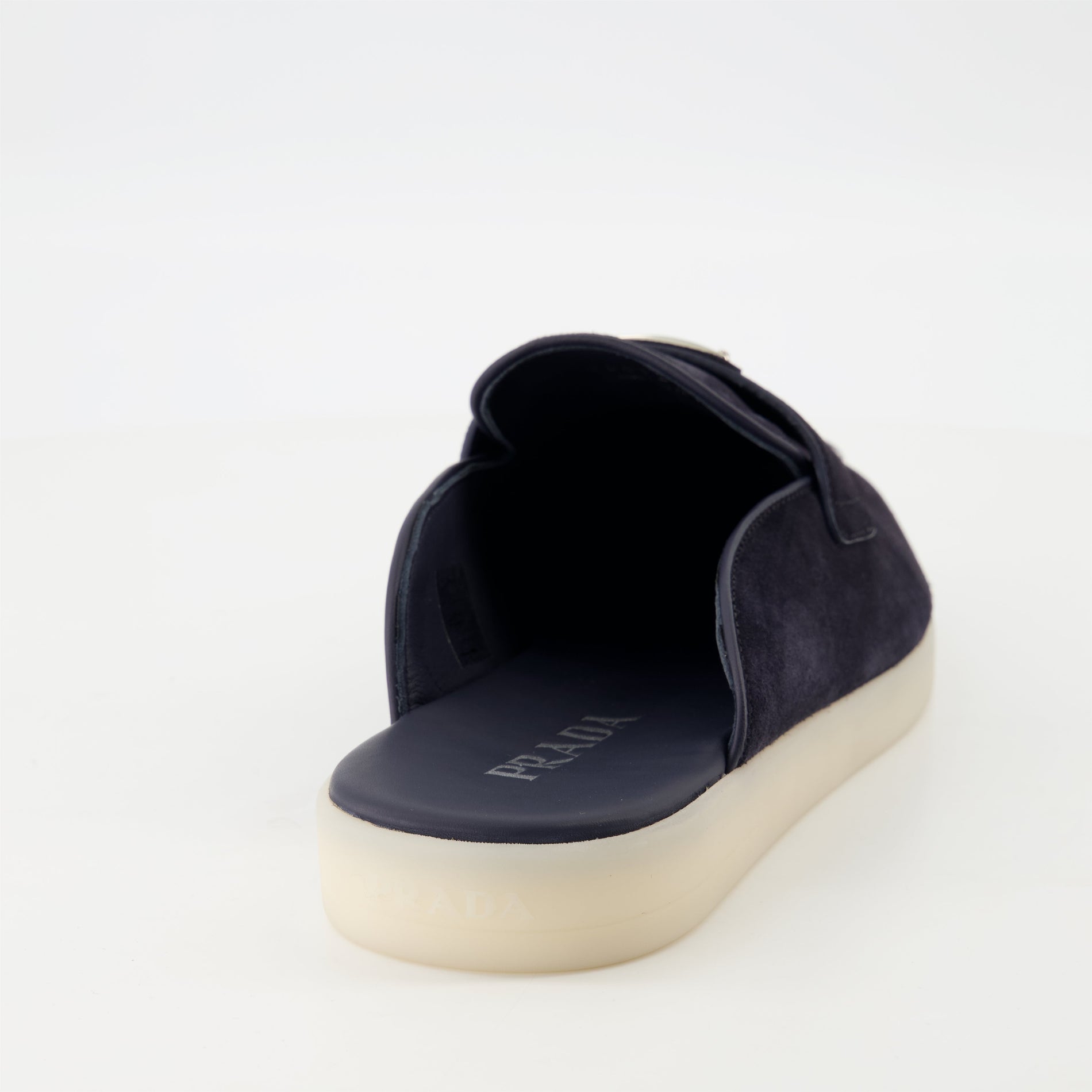 Prada Suede Leather Mules - image 4