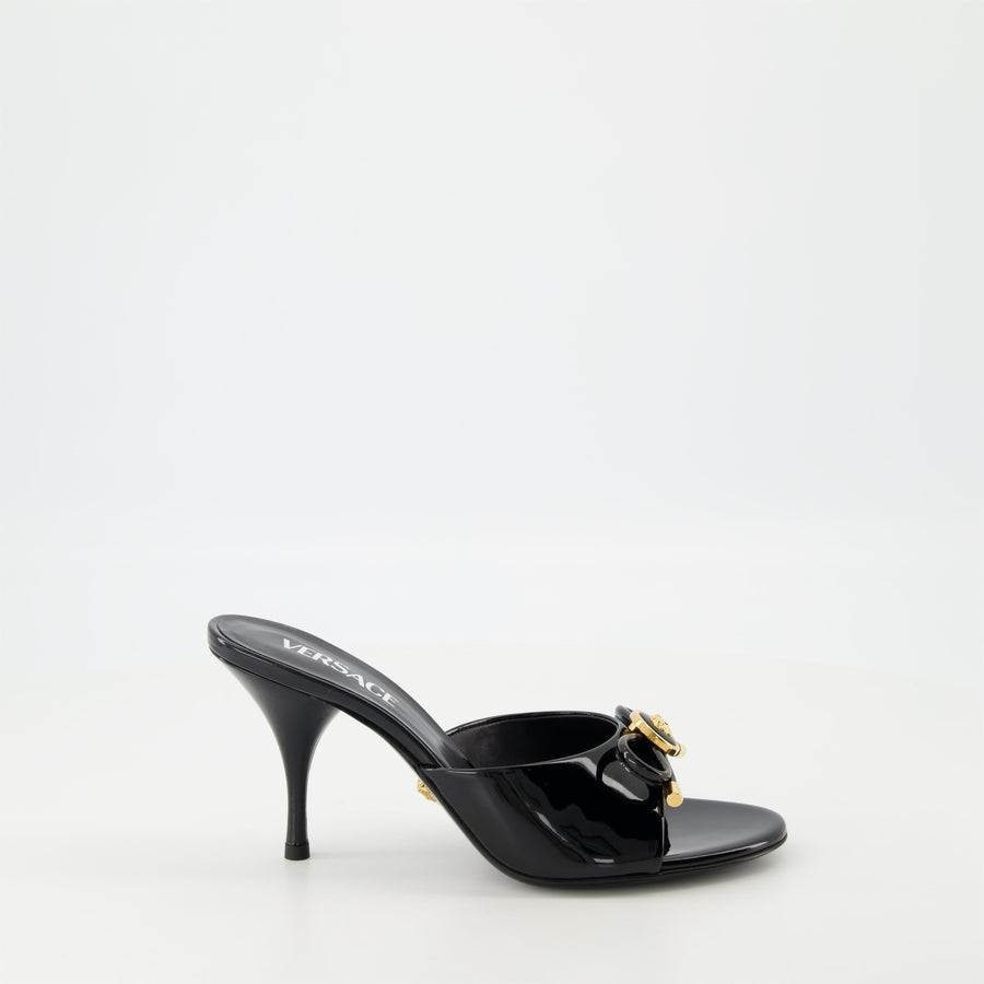 Versace Patent Leather Mule Heels