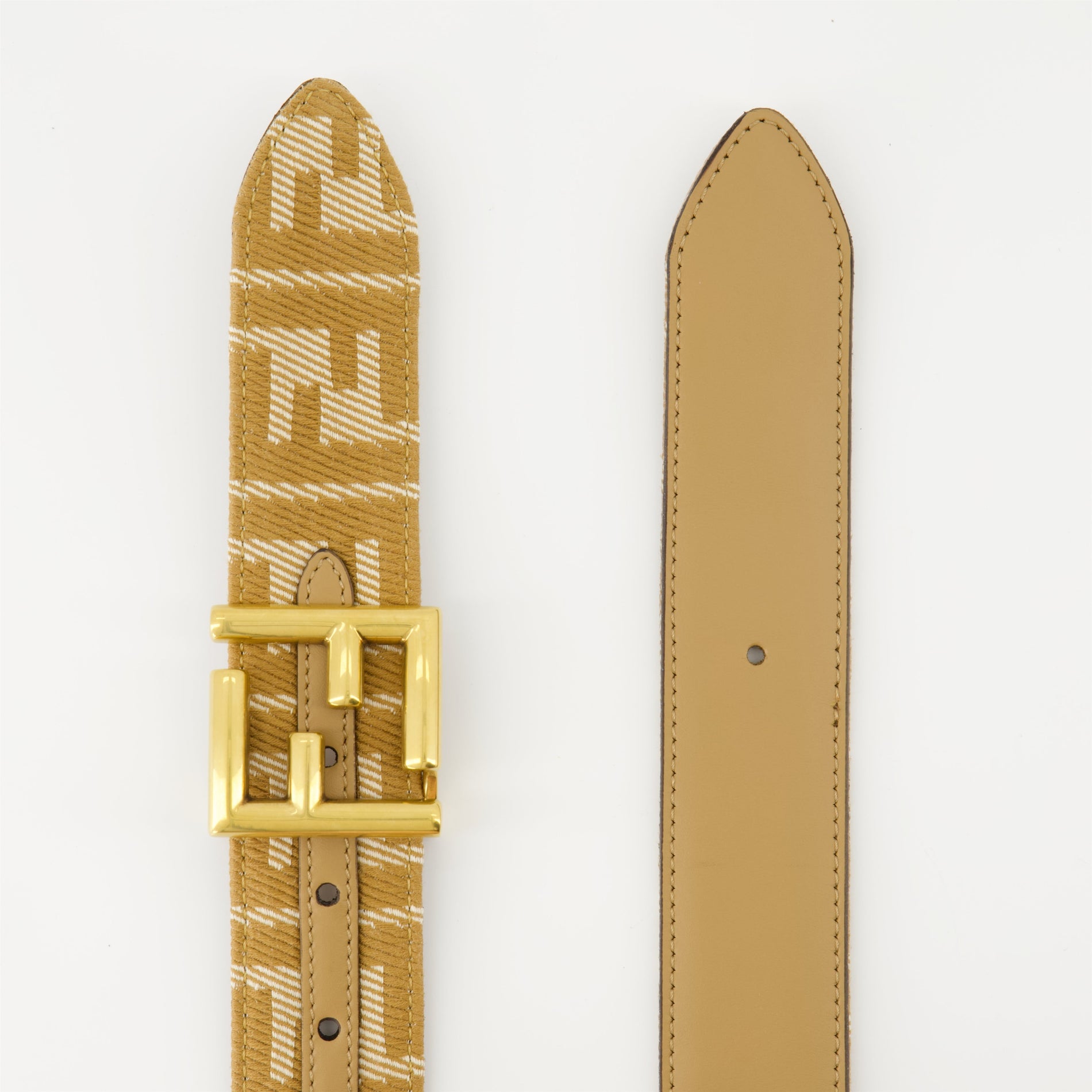 Fendi Reversible Leather Belt - image 6