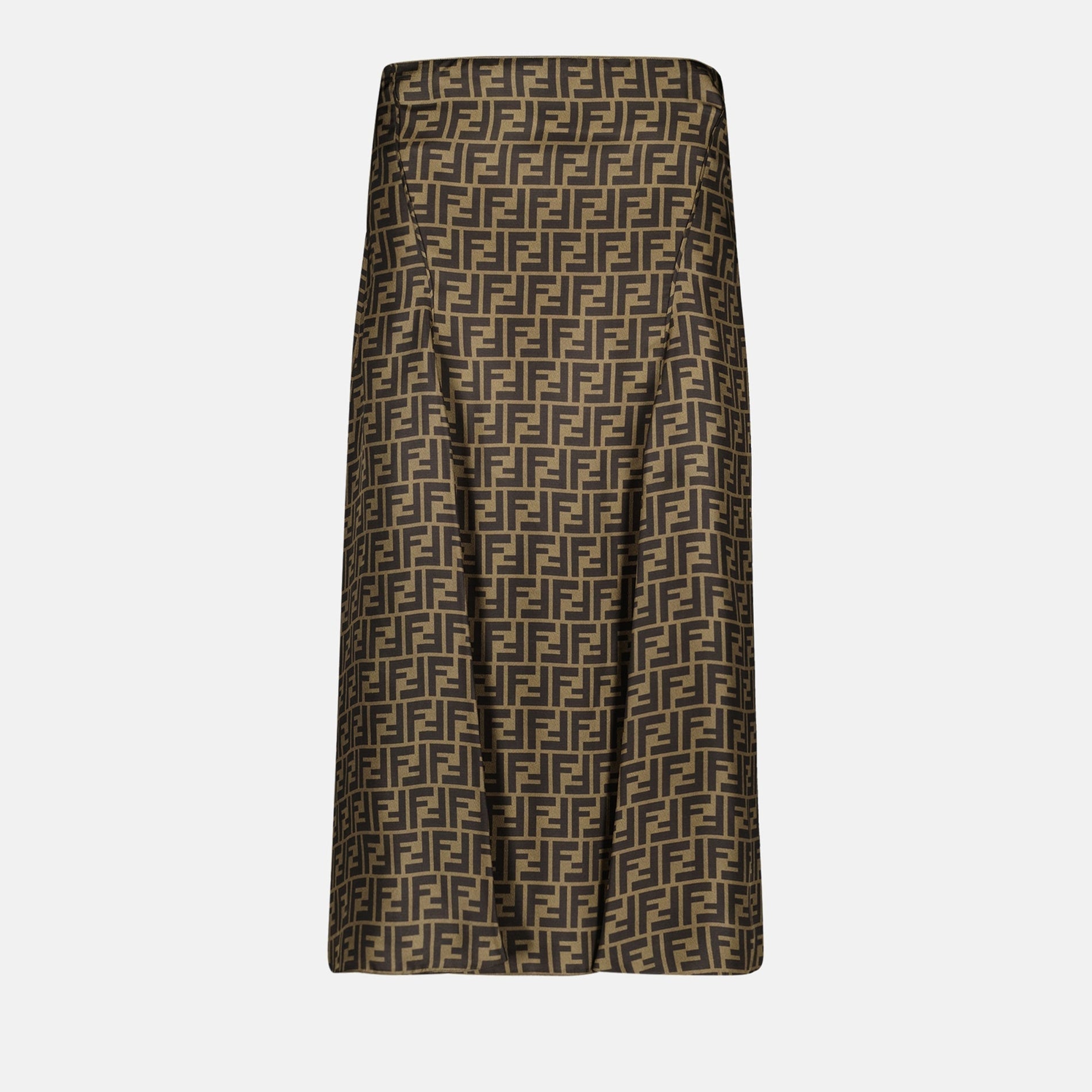 Fendi FF Silk Skirt