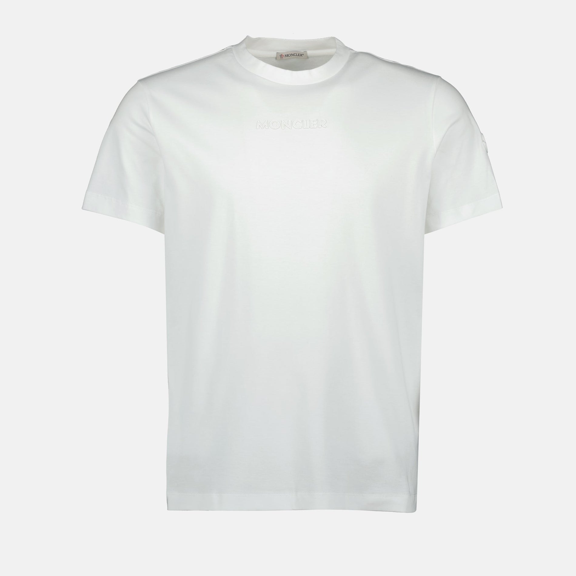 Moncler White Logo T-shirt