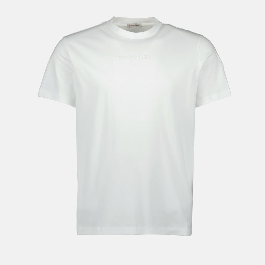 Moncler White Logo T-shirt