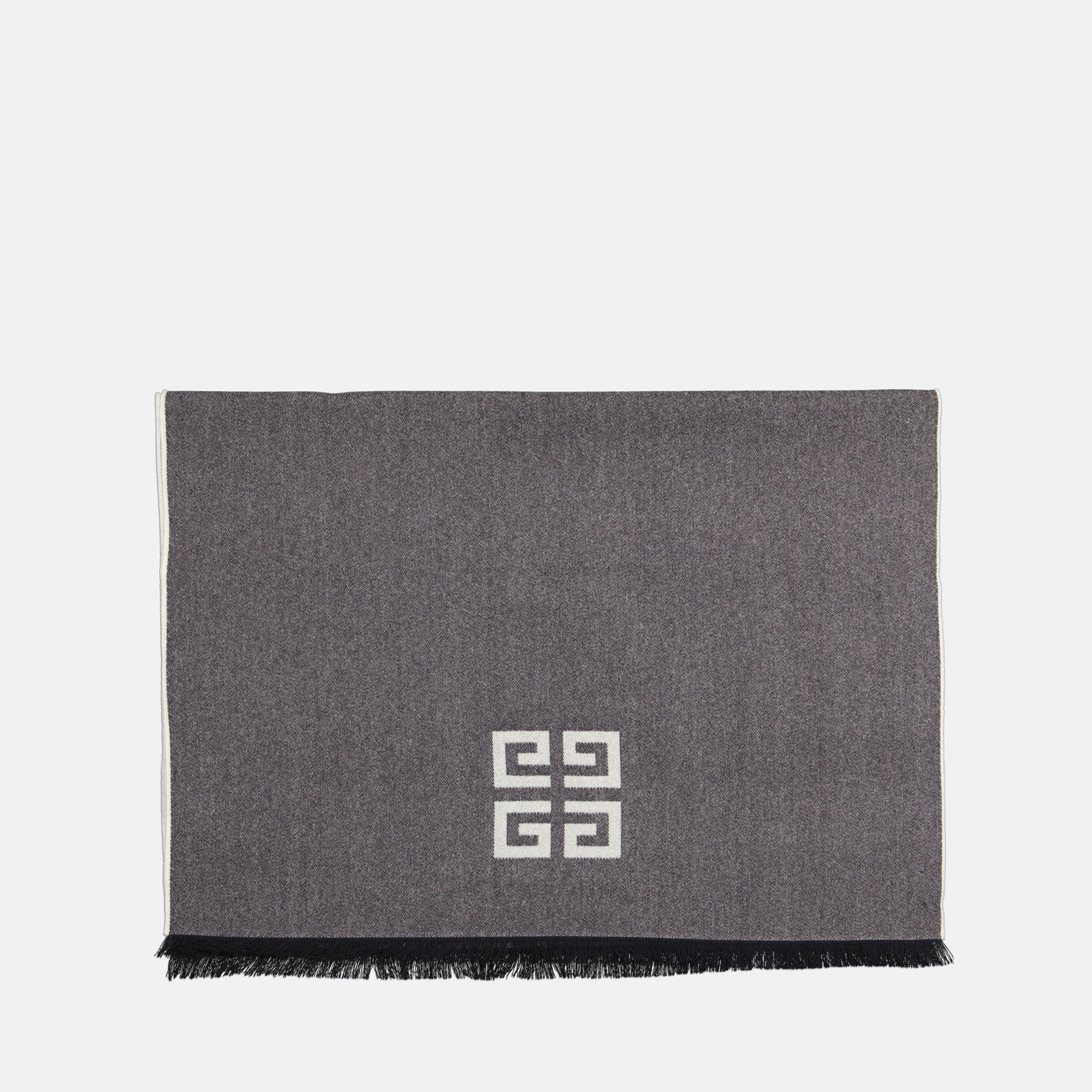 Givenchy Logo Scarf – Grey - image 2