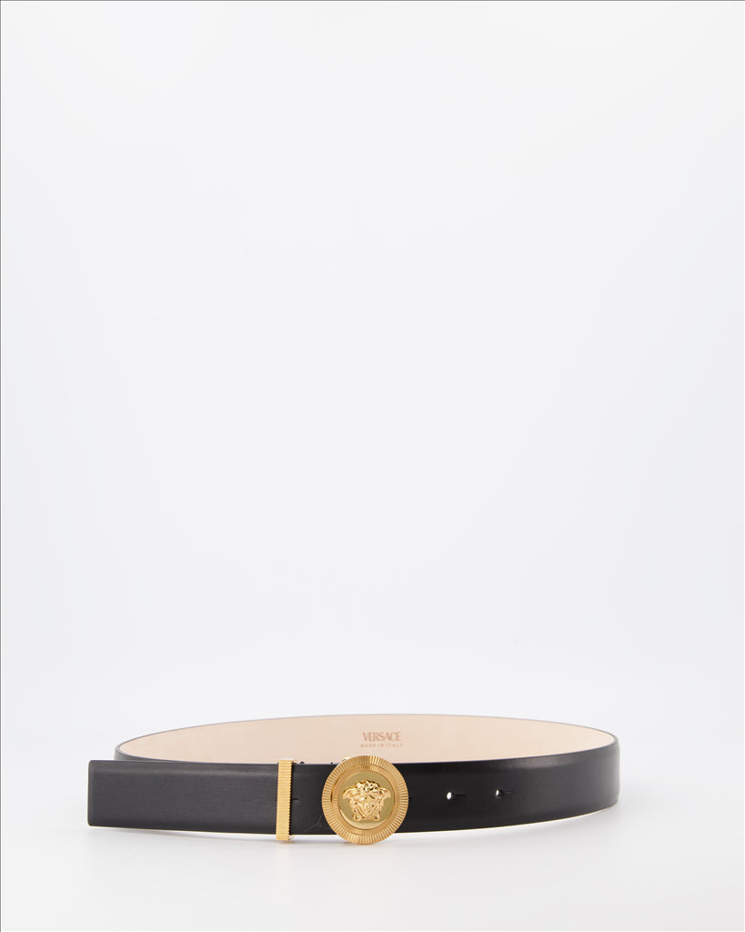 Versace Medusa Biggie Leather Belt