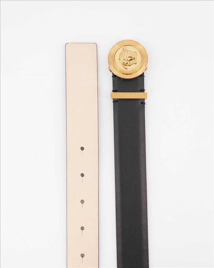 Versace Medusa Biggie Leather Belt - image 3